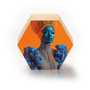 Totem Decorativo 'Afrofuturismo Solar'