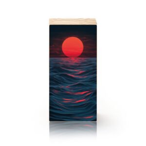 Totem Decorativo 'Horizonte Incandescente'
