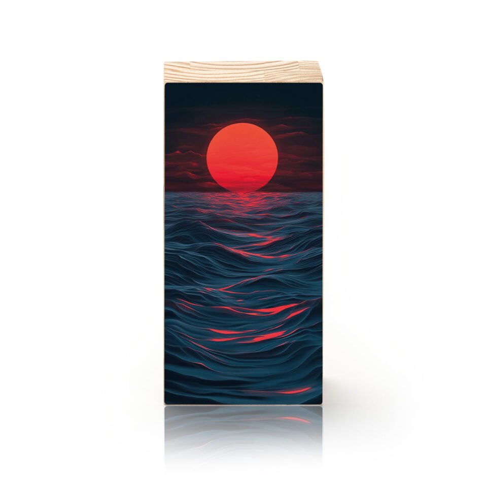 Totem Decorativo 'Horizonte Incandescente'