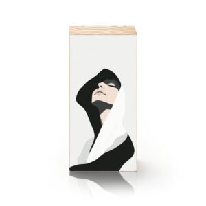 Totem Decorativo 'Sombra e Luz'