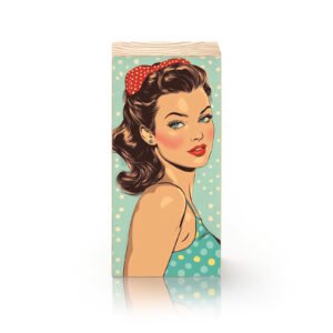 Totem Decorativo 'Beleza Retrô Pin-up'