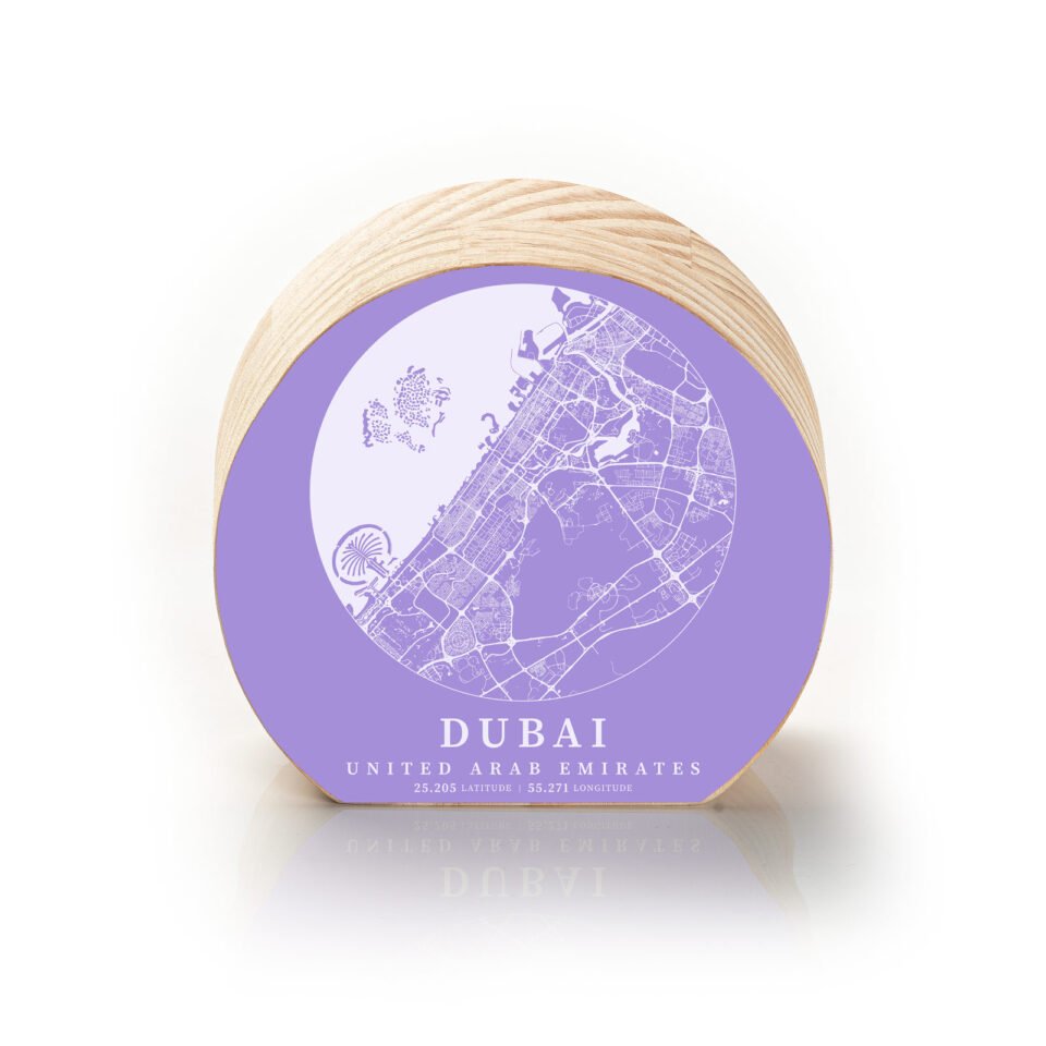 Mapa de Dubai